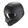 Scorpion Motorhelmen EXO Combat EVO Solid -Motorfiets Uitrusting Winkel 110075 01 a scorpionexocombatevo solid matbla getstung