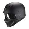 Scorpion Motorhelmen EXO Covert X Solid -Motorfiets Uitrusting Winkel 110153 01 scorpion covert x solid