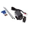 Motoraccessoires USB Twin Batt.kabel 1A+2A 2 Motoraccessoires USB Twin Batt.kabel 1A+2A -Motorfiets Uitrusting Winkel 111136 01 USB5